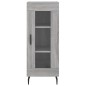 vidaXL Highboard Grau Sonoma 34,5x34x180 cm Holzwerkstoff vidaXL Highboard Grau Sonoma 34,5x34x180 cm Holzwerkstoff