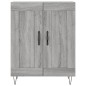 vidaXL Highboard Grau Sonoma 69,5x34x180 cm Holzwerkstoff vidaXL Highboard Grau Sonoma 69,5x34x180 cm Holzwerkstoff