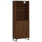 vidaXL Highboard Braun Eichen-Optik 69,5x34x180 cm Holzwerkstoff vidaXL Highboard Braun Eichen-Optik 69,5x34x180 cm Holzwerkstoff