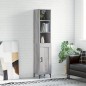 vidaXL Highboard Grau Sonoma 34,5x34x180 cm Holzwerkstoff vidaXL Highboard Grau Sonoma 34,5x34x180 cm Holzwerkstoff