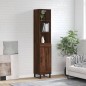vidaXL Highboard Braun Eichen-Optik 34,5x34x180 cm Holzwerkstoff vidaXL Highboard Braun Eichen-Optik 34,5x34x180 cm Holzwerkstoff