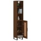 vidaXL Highboard Braun Eichen-Optik 34,5x34x180 cm Holzwerkstoff vidaXL Highboard Braun Eichen-Optik 34,5x34x180 cm Holzwerkstoff