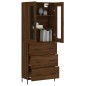 vidaXL Highboard Braun Eichen-Optik 69,5x34x180 cm Holzwerkstoff vidaXL Highboard Braun Eichen-Optik 69,5x34x180 cm Holzwerkstoff