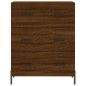 vidaXL Highboard Braun Eichen-Optik 69,5x34x180 cm Holzwerkstoff vidaXL Highboard Braun Eichen-Optik 69,5x34x180 cm Holzwerkstoff