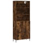 vidaXL Highboard Räuchereiche 69,5x34x180 cm Holzwerkstoff vidaXL Highboard Räuchereiche 69,5x34x180 cm Holzwerkstoff