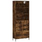 vidaXL Highboard Räuchereiche 69,5x34x180 cm Holzwerkstoff vidaXL Highboard Räuchereiche 69,5x34x180 cm Holzwerkstoff