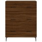 vidaXL Highboard Braun Eichen-Optik 69,5x34x180 cm Holzwerkstoff vidaXL Highboard Braun Eichen-Optik 69,5x34x180 cm Holzwerkstoff