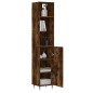 vidaXL Highboard Räuchereiche 34,5x34x180 cm Holzwerkstoff vidaXL Highboard Räuchereiche 34,5x34x180 cm Holzwerkstoff