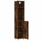vidaXL Highboard Räuchereiche 34,5x34x180 cm Holzwerkstoff vidaXL Highboard Räuchereiche 34,5x34x180 cm Holzwerkstoff
