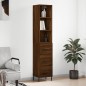 vidaXL Highboard Braun Eichen-Optik 34,5x34x180 cm Holzwerkstoff vidaXL Highboard Braun Eichen-Optik 34,5x34x180 cm Holzwerkstoff