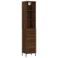 vidaXL Highboard Braun Eichen-Optik 34,5x34x180 cm Holzwerkstoff vidaXL Highboard Braun Eichen-Optik 34,5x34x180 cm Holzwerkstoff