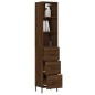 vidaXL Highboard Braun Eichen-Optik 34,5x34x180 cm Holzwerkstoff vidaXL Highboard Braun Eichen-Optik 34,5x34x180 cm Holzwerkstoff