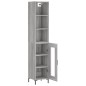 vidaXL Highboard Grau Sonoma 34,5x34x180 cm Holzwerkstoff vidaXL Highboard Grau Sonoma 34,5x34x180 cm Holzwerkstoff