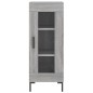 vidaXL Highboard Grau Sonoma 34,5x34x180 cm Holzwerkstoff vidaXL Highboard Grau Sonoma 34,5x34x180 cm Holzwerkstoff