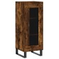 vidaXL Highboard Räuchereiche 34,5x34x180 cm Holzwerkstoff vidaXL Highboard Räuchereiche 34,5x34x180 cm Holzwerkstoff