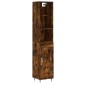 vidaXL Highboard Räuchereiche 34,5x34x180 cm Holzwerkstoff vidaXL Highboard Räuchereiche 34,5x34x180 cm Holzwerkstoff