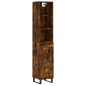 vidaXL Highboard Räuchereiche 34,5x34x180 cm Holzwerkstoff vidaXL Highboard Räuchereiche 34,5x34x180 cm Holzwerkstoff
