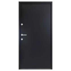 vidaXL Haustür Anthrazit 90x200 cm Aluminium