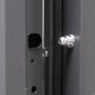 vidaXL Haustür Anthrazit 90x200 cm Aluminium vidaXL Haustür Anthrazit 90x200 cm Aluminium