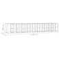 vidaXL Outdoor-Hundezwinger mit Überdachung Verzinkter Stahl 24,2 m² vidaXL Outdoor-Hundezwinger mit Überdachung Verzinkter Stahl 24,2 m²