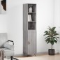 vidaXL Highboard Grau Sonoma 34,5x34x180 cm Holzwerkstoff vidaXL Highboard Grau Sonoma 34,5x34x180 cm Holzwerkstoff