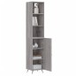 vidaXL Highboard Grau Sonoma 34,5x34x180 cm Holzwerkstoff vidaXL Highboard Grau Sonoma 34,5x34x180 cm Holzwerkstoff