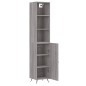 vidaXL Highboard Grau Sonoma 34,5x34x180 cm Holzwerkstoff vidaXL Highboard Grau Sonoma 34,5x34x180 cm Holzwerkstoff