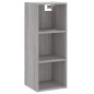 vidaXL Highboard Grau Sonoma 34,5x34x180 cm Holzwerkstoff vidaXL Highboard Grau Sonoma 34,5x34x180 cm Holzwerkstoff