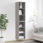 vidaXL Highboard Grau Sonoma 34,5x32,5x180 cm Holzwerkstoff vidaXL Highboard Grau Sonoma 34,5x32,5x180 cm Holzwerkstoff