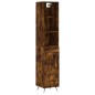 vidaXL Highboard Räuchereiche 34,5x34x180 cm Holzwerkstoff vidaXL Highboard Räuchereiche 34,5x34x180 cm Holzwerkstoff
