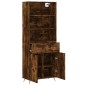 vidaXL Highboard Räuchereiche 69,5x34x180 cm Holzwerkstoff vidaXL Highboard Räuchereiche 69,5x34x180 cm Holzwerkstoff