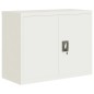 vidaXL Aktenschrank Weiß 90x40x110 cm Stahl vidaXL Aktenschrank Weiß 90x40x110 cm Stahl