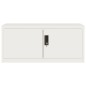 vidaXL Aktenschrank Weiß 90x40x145 cm Stahl vidaXL Aktenschrank Weiß 90x40x145 cm Stahl