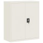 vidaXL Aktenschrank Weiß 90x40x145 cm Stahl vidaXL Aktenschrank Weiß 90x40x145 cm Stahl