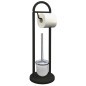RIDDER 2-in-1 Stand-WC-Garnitur Unique Schwarz RIDDER 2-in-1 Stand-WC-Garnitur Unique Schwarz