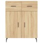 Highboard Sonoma-Eiche 69,5x34x180 cm Holzwerkstoff Highboard Sonoma-Eiche 69,5x34x180 cm Holzwerkstoff