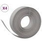 vidaXL Rasenkanten 4 Stk. Grau 10 m 15 cm Polyethylen vidaXL Rasenkanten 4 Stk. Grau 10 m 15 cm Polyethylen