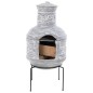 RedFire Gartenkamin Acopulco Ton Hellgrau RedFire Gartenkamin Acopulco Ton Hellgrau