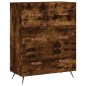 vidaXL Highboard Räuchereiche 69,5x34x180 cm Holzwerkstoff vidaXL Highboard Räuchereiche 69,5x34x180 cm Holzwerkstoff