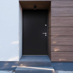 vidaXL Haustür Anthrazit 110x207,5 cm Aluminium