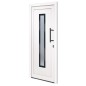 vidaXL Haustür Weiß 88x200 cm PVC vidaXL Haustür Weiß 88x200 cm PVC