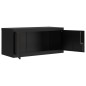 vidaXL Aktenschrank Schwarz 90x40x180 cm Stahl vidaXL Aktenschrank Schwarz 90x40x180 cm Stahl