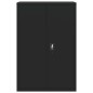 vidaXL Aktenschrank Schwarz 90x40x180 cm Stahl vidaXL Aktenschrank Schwarz 90x40x180 cm Stahl