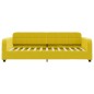 vidaXL Tagesbett Ausziehbar mit Schubladen Gelb 80x200 cm Samt vidaXL Tagesbett Ausziehbar mit Schubladen Gelb 80x200 cm Samt