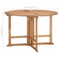 vidaXL 5-tlg. Garten-Essgruppe Klappbar Massivholz Teak vidaXL 5-tlg. Garten-Essgruppe Klappbar Massivholz Teak