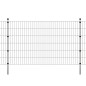 vidaXL Zaunpfosten 10 Stk. Silbern 170 cm Verzinkter Stahl vidaXL Zaunpfosten 10 Stk. Silbern 170 cm Verzinkter Stahl