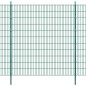 vidaXL Zaunpfosten 20 Stk. Grün 280 cm Verzinkter Stahl vidaXL Zaunpfosten 20 Stk. Grün 280 cm Verzinkter Stahl