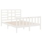 vidaXL Massivholzbett Weiß 120x190 cm vidaXL Massivholzbett Weiß 120x190 cm
