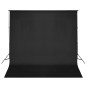 vidaXL Fotohintergrund-System 600 x 300 cm Schwarz vidaXL Fotohintergrund-System 600 x 300 cm Schwarz