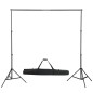 vidaXL Fotohintergrund-System 600 x 300 cm Schwarz vidaXL Fotohintergrund-System 600 x 300 cm Schwarz